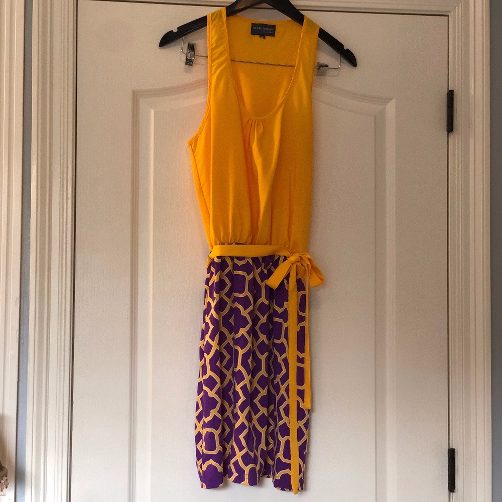 LSU – Purple/Gold Sheath Dress by Royal Standard